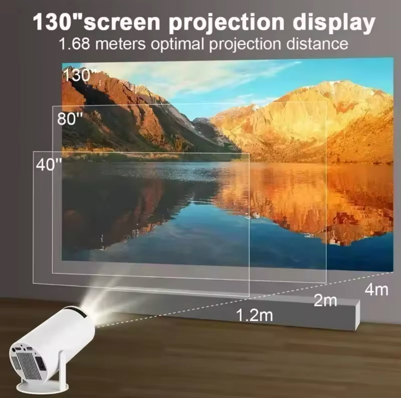 Portable Cinema Projector 4K